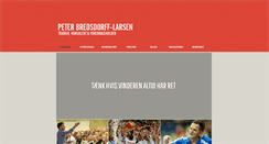 Desktop Screenshot of peter-bredsdorff.dk